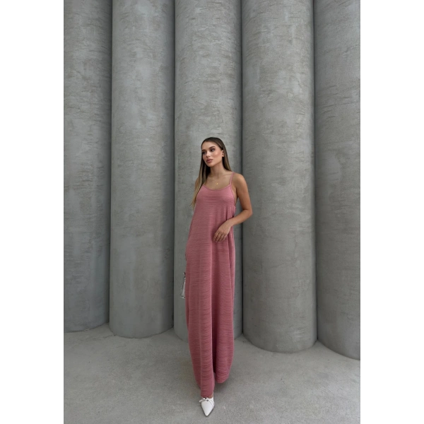 Piliseli uzun elbise