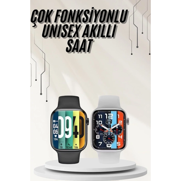 Plastik Kordonlu Kalp Atışı Uyku Takibi ve Çağrı Cevaplayabilen Akıllı Saat