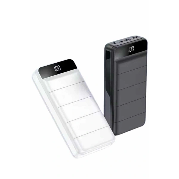 Powerbank 50.000 Mah Dijital Göstergeli Taşınabilir 4 Portlu Hızlı Powerbank