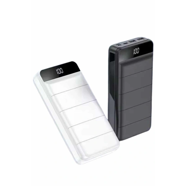 Powerbank 50.000 Mah Dijital Göstergeli Taşınabilir 4 Portlu Hızlı Powerbank