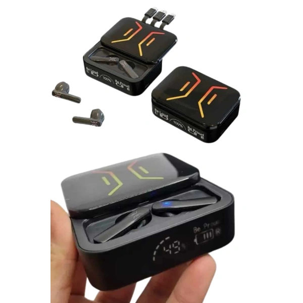 Powerbank Bluetooth Kulaklık  Kulaklığı Yüksek Ses Kaliteli