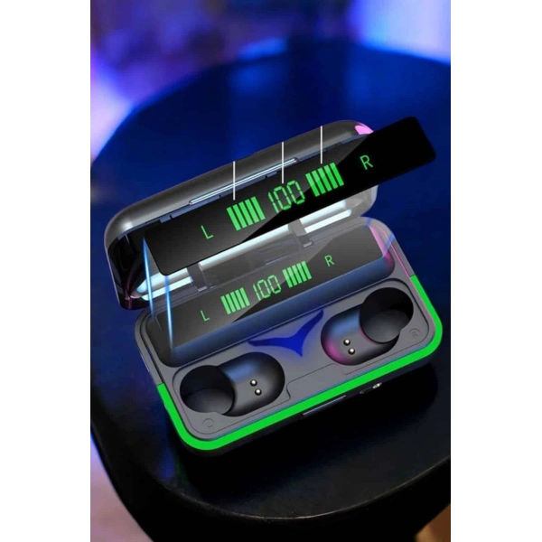 Powerbank Özellikli Kablosuz Bluetooth Kulaklık RGB Işıklı