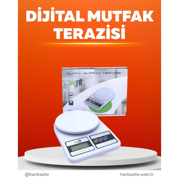 Pratik ve Şık Tasarımıyla Dijital Mutfak Tartısı