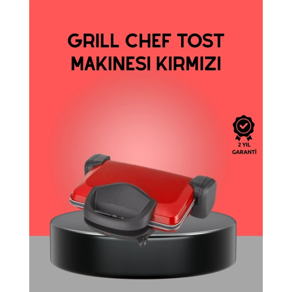 Profesyonel 2000W Tost Makinesi – Ayarlanabilir Termostat ve Çıkarılabilir Plaka