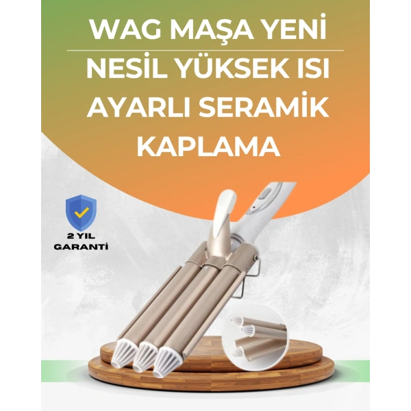 Profesyonel Kullanıma Uygun Bukle Maşası