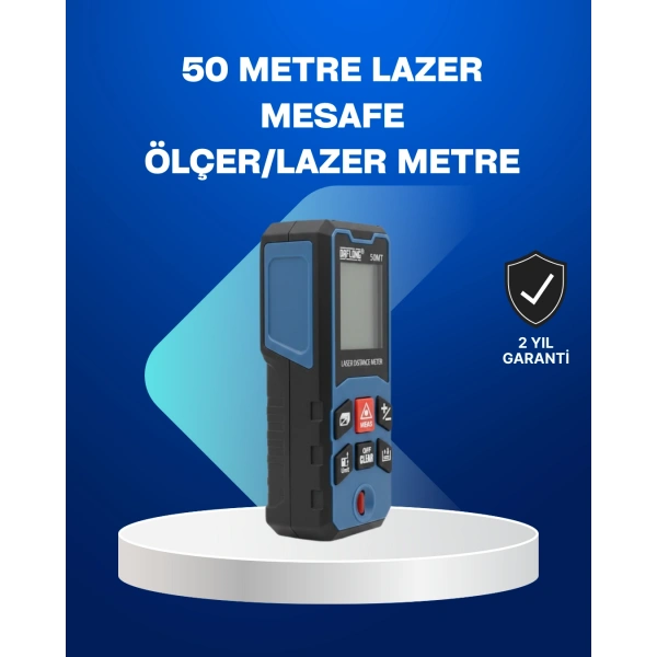 Profesyonel Lazer Metre Hassas Ölçüm ve Dijital Ekran