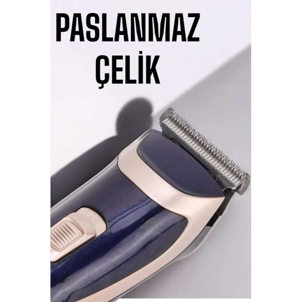 Profesyonel Şarjlı Saç ve Sakal Traş Makinesi Kolay Kullanım