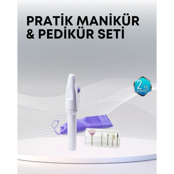 Profesyonel Tırnak Matkap Seti – Ayarlanabilir Hız, Düşük Gürültü ve Kompakt Tasarım