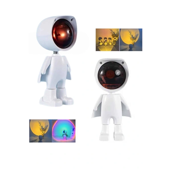 Projektör Atmosfer Işık Lambası Projektör Güneş Lambası Masa Lambası