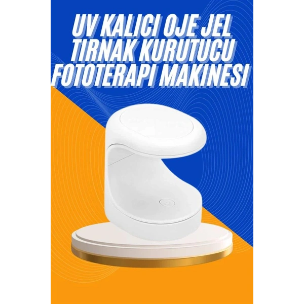 Protez Tırnak Kurutucu Kalıcı Oje Led Oje Kurutucu UV Işınlı Taşınabilir