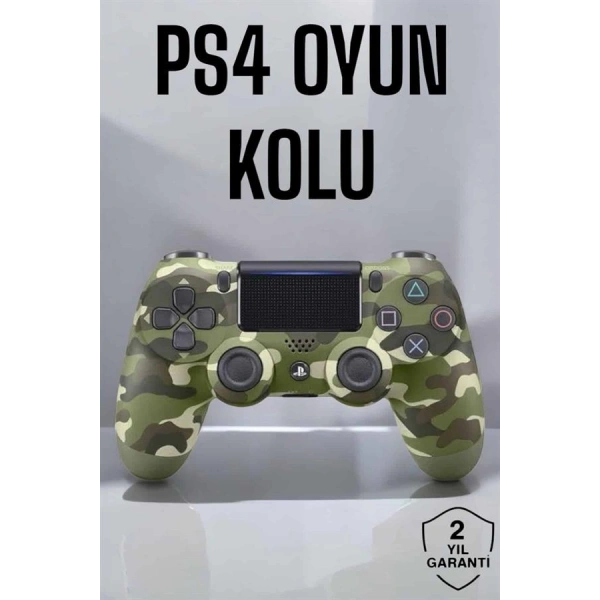 PS4 Oyun Kolu Kamuflaj Desenli Joystick