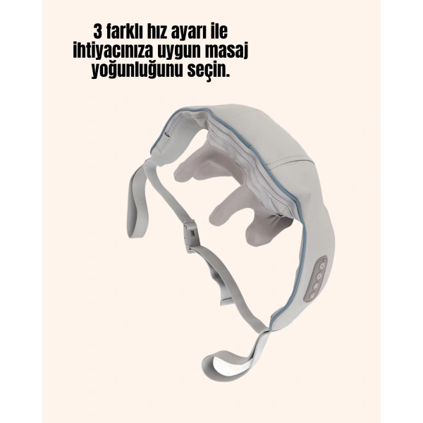 PU Deri Taşınabilir Masaj Aleti | Çok Bölgeli Kullanım