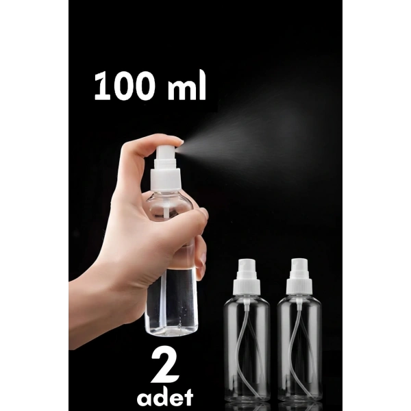 Püskürtücü Boş Sprey Şişe 100 Ml 2 ADET