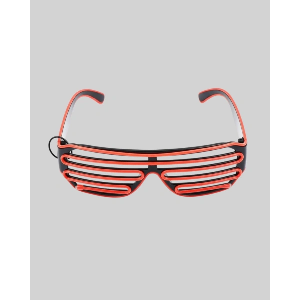 Renkli Işıklı Gözlük Eğlenceli Gece Aksesuarı