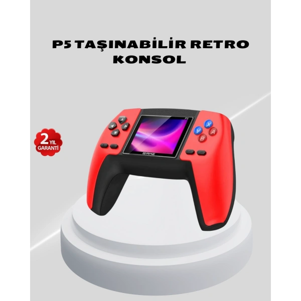 Retro Oyun Konsolu – 520 Klasik Oyunlu Taşınabilir Gamepad