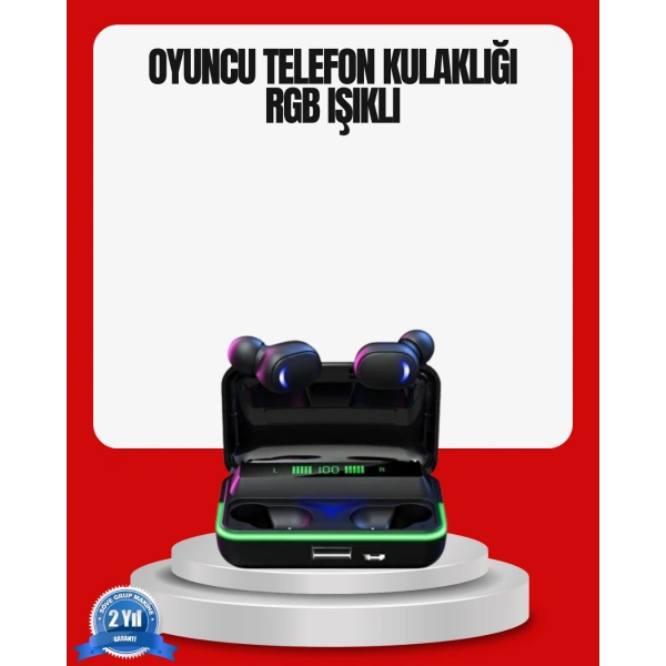 RGB  Bluetooth Kulaklık Düşük Gecikmeli Kablosuz 5.1