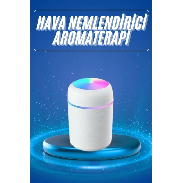 Rgb Işıklı Ulrasonik Ledli Hava Nemlendirici Buhar Makinesi Buhardanlık