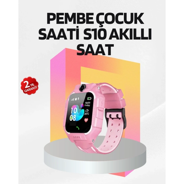 S10 Çocuk Akıllı Saati Konum Geçmişi ve Alarm Fonksiyonlu