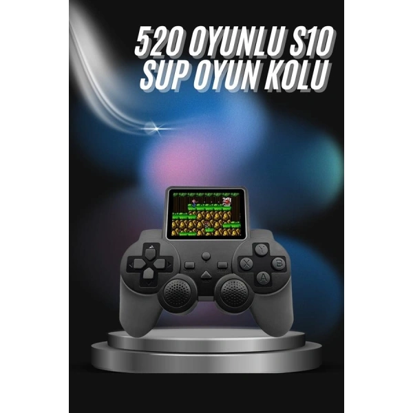 S10 Gamepad 520 Oyunlu Klasik Taşınabilir Retro Oyunlar Oyun Konsolu El Atarisi