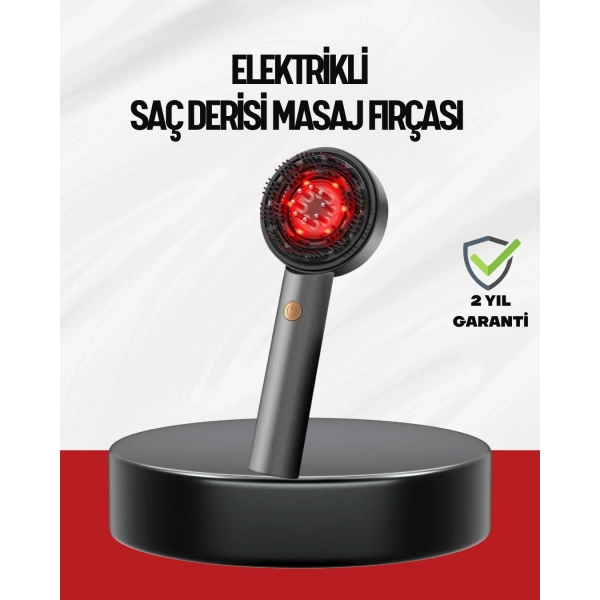 Saç Büyüme Destekleyici Elektrikli Masaj Tarak Yağ Aplikatörlü