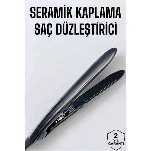 Saç Düzleştirici Led Ekranlı Isı Ayarlı Seramik Kaplama Profesyonel