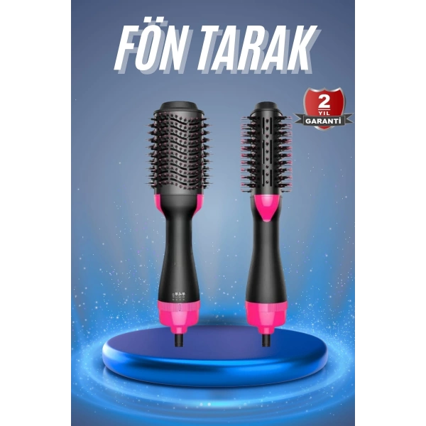 Saç Kurutma Makinesi Saç Düzleştirici Fön Tarak Isı Ayarlı Sıkı Dişli