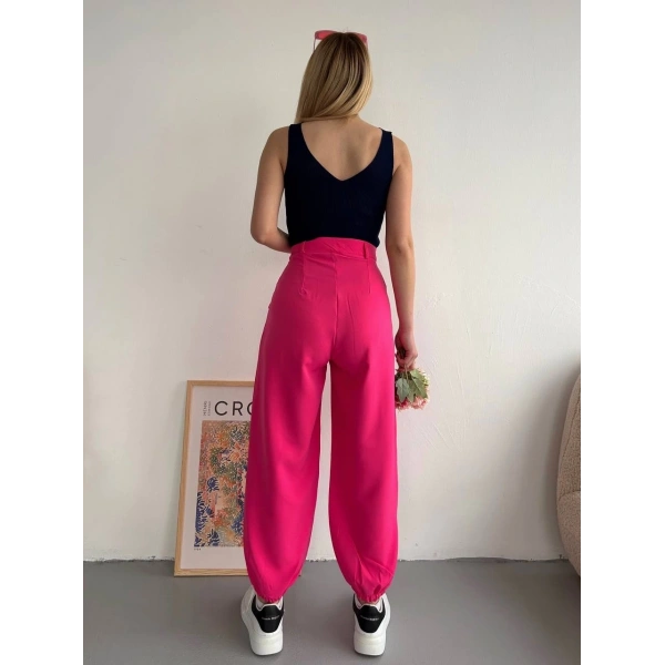 Şalvar pantolon fuşya s23202