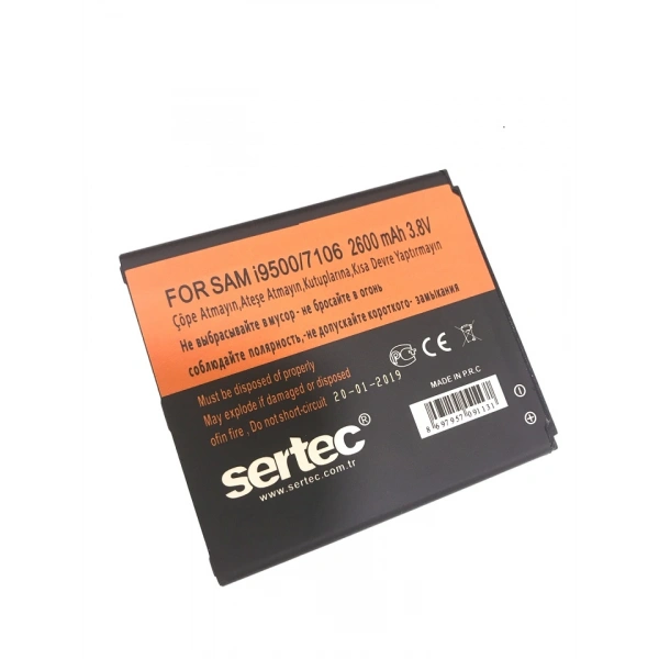 SERTEC - Samsung GALAXY S4 i9500 / 7106 Uyumlu Batarya