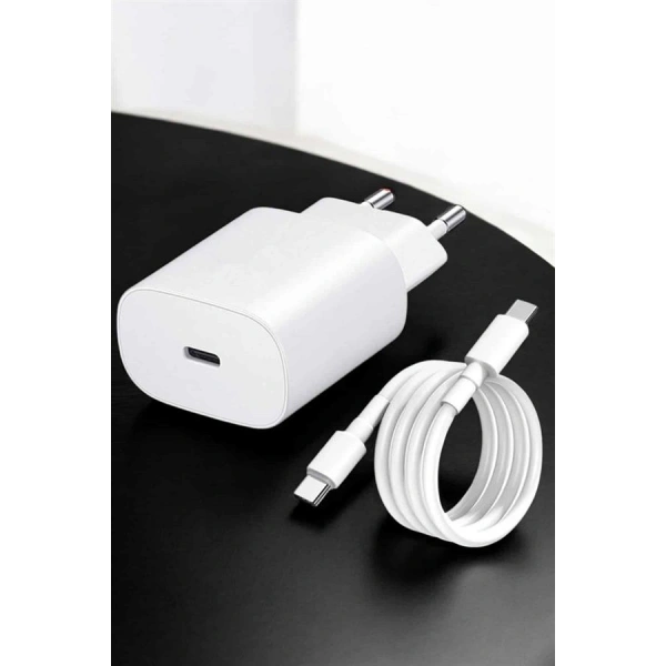 Şarj Aleti İOS 15/15 Pro Max Uyumlu Şarj Adaptörü ve Kablosu