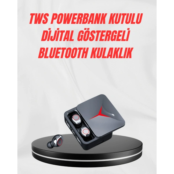 Şarj Kutulu Bluetooth 5.3 Kulaklık – Hızlı Eşleşme ve Net Görüşme Kalitesi