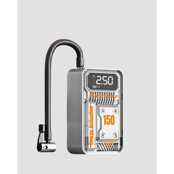 Şarjlı Kablosuz Hava Pompası – 150 PSI Basınç, LED Ekran ve 6000mAh Batarya
