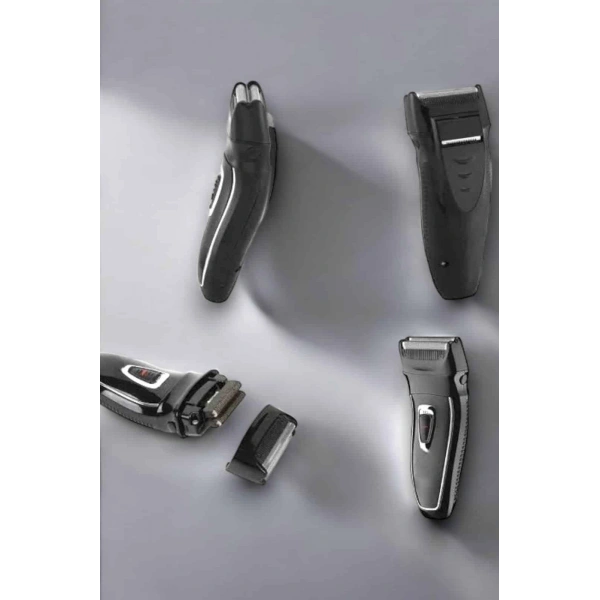 Şarjlı Paslanmaz Çelik Bıçaklı ve Kablosuz Saç Sakal Tıraş Makinesi