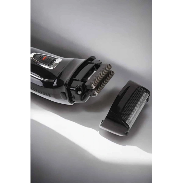 Şarjlı Paslanmaz Çelik Bıçaklı ve Kablosuz Saç Sakal Tıraş Makinesi