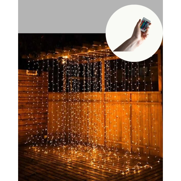 Şelale Tasarımlı Perde LED – Düğün ve Özel Gün Işıkları