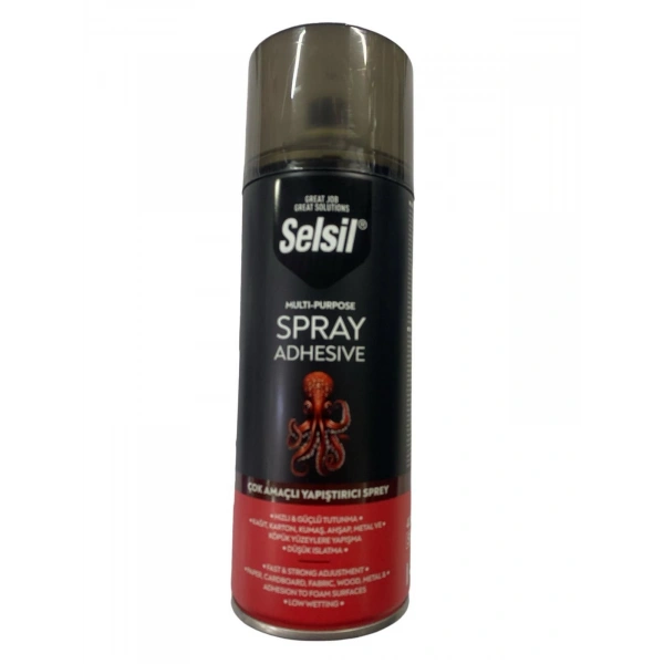 Selsil Çok Amaçlı Sprey Yapıştırıcı 400 ml