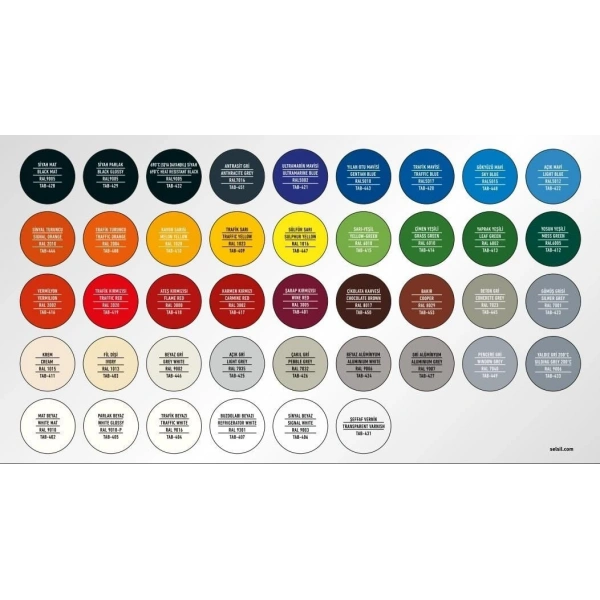 Selsil Rainbow Akrilik Sprey Boya 3000 Ateş Kırmızısı