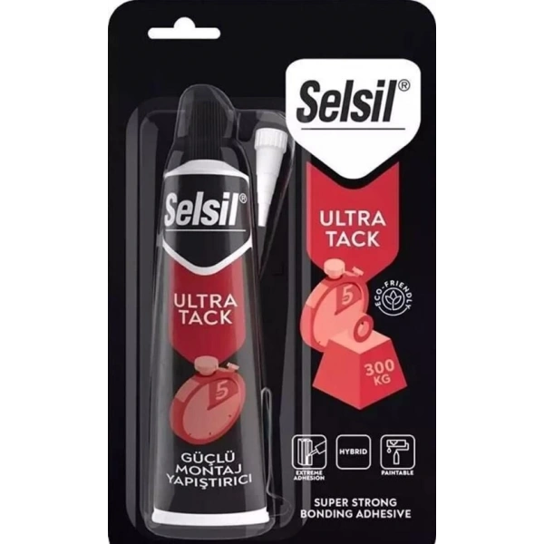 Selsil Ultra Tack Yapıştırıcı 50 ml Beyaz