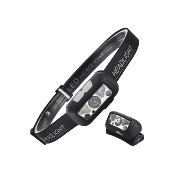 Sensörlü Şarjlı Type-c Şarj Işıklı Kafa Lambası Kamp Lambası