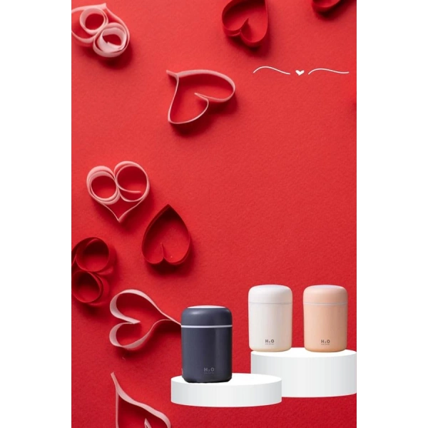 Sevgiliye Hediye Led Işıklı Hava Nemlendirici USB Şarjlı Sevgiliye Özel