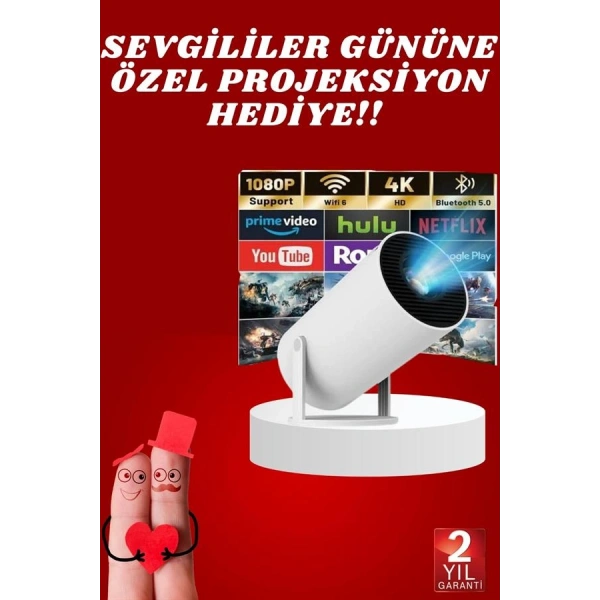 Sevgiliye Özel Hediye Ayaklı Sinema Projektörü Projeksiyon