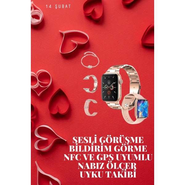 Sevgiliye Özel Yeni Nesil Akıllı Saat Çiftlere Özel Kampanya Çift Saatleri
