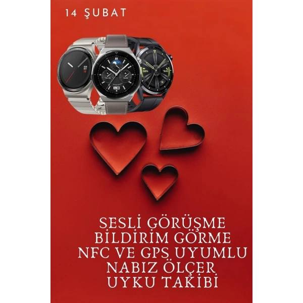 Sevgiliye Özel Yeni Nesil Akıllı Saat Çiftlere Özel Kampanya Çift Saatleri