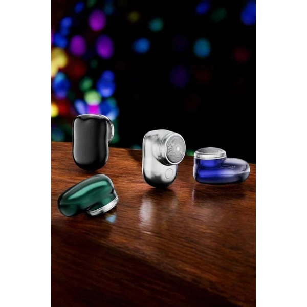 Seyahat Tipi Tıraş Makinesi Taşınabilir Kablosuz Mini Paslanmaz Çelik