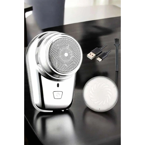 Seyahat Tipi Tıraş Makinesi Taşınabilir Kablosuz Mini Paslanmaz Çelik