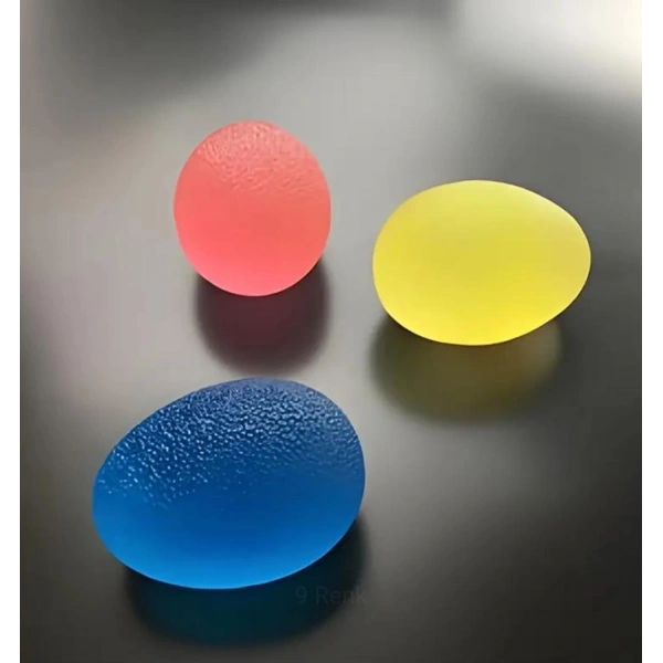 Silikon El Egzersiz Topu | Dayanıklı, Ergonomik ve Rahat Kullanım