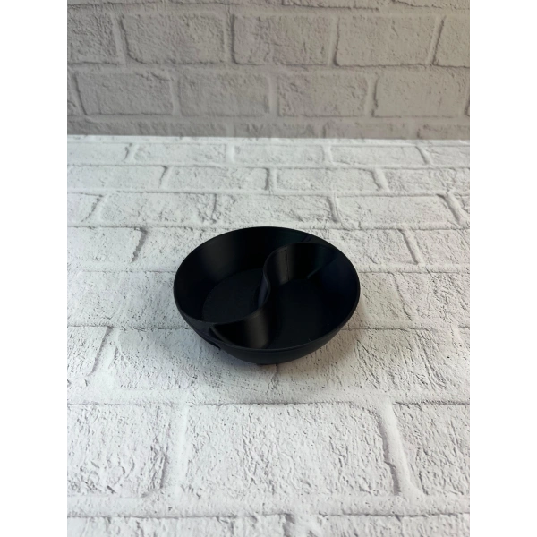 Siyah Çerezlik Kase Seti 4 Adet 3x12 cm