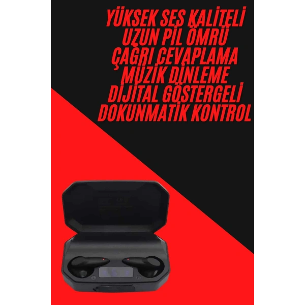 Siyah Profesyonel  Kulaklık HD Mikrofonlu Çağrı Cevaplayabilen