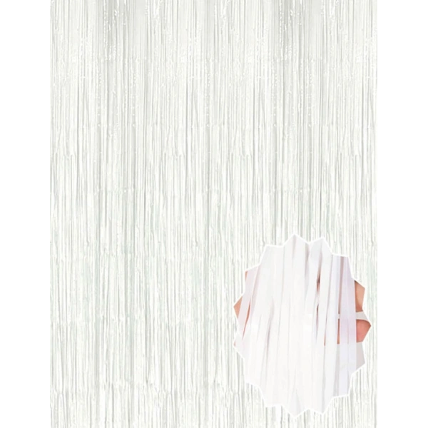 Soft Beyaz Renk Duvar ve Kapı Perdesi İthal 100x200 cm