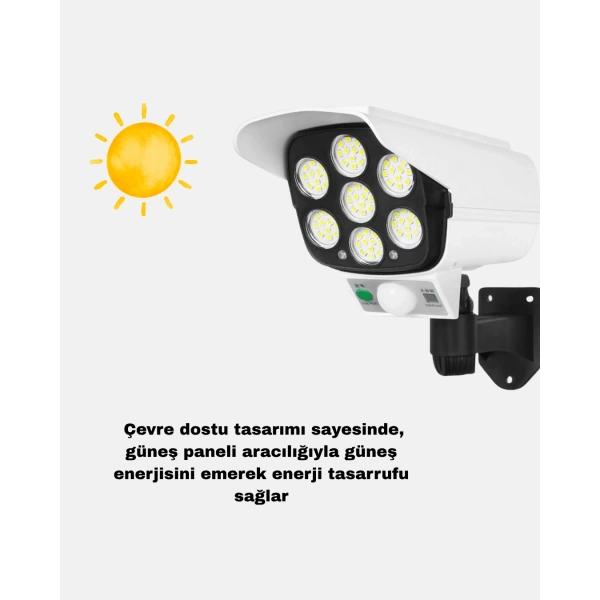Solar Bahçe Aydınlatması Su Geçirmez IP66 PIR Sensörlü Uzun Çalışma Süreli