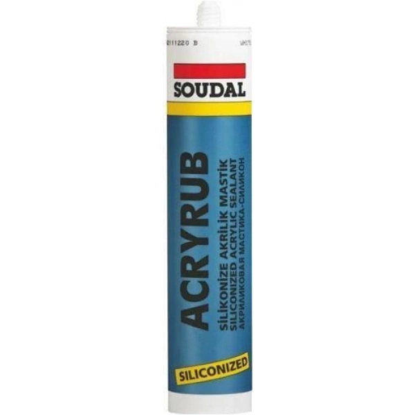 Soudal Acryrub Silikonize Mastik 310 ml Antrasit